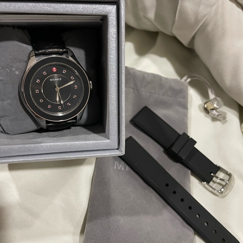 **SOLD** Authentic Michele Watch, with free band worth $60